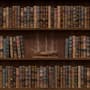 Vintage Bibliothek Fototapete
