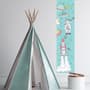Kids Space Growth Chart Wall Sticker Decal