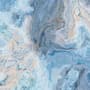 Turquoise Wave Pattern Wallpaper Mural