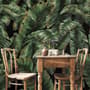 Dark Banana Leaf Wallpaper Mural