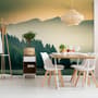 Misty Mountain View Wallpaper Mural