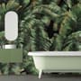 Dark Banana Leaf Wallpaper Mural