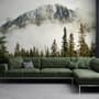 Snowy Mountain Landscape Wallpaper Mural