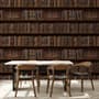 Vintage Bibliothek Fototapete
