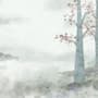 Misty Forest Autumn Landscape Wallpaper Mural