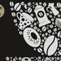 Coffee Mocha Typography Wallpaper Mural