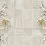 3D Embossed Look Marble Sunflower Wallpaper Mural