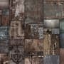 Dark Stone Wall Pattern Wallpaper Mural