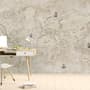 Vintage Old Parchment World Map Wallpaper Mural
