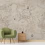 Vintage Old Parchment World Map Wallpaper Mural