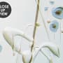 Ölgemälde Blaue Mohnblumen Fototapete