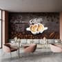Coffee Beans with Mocha Wallpaper Mural