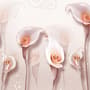 Elegante Calla-Lilie 3D Blumen Fototapete