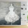Aquarell Brautkleid Fototapete