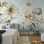 Vintage Peony Floral Wallpaper Mural