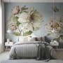 Vintage Peony Floral Wallpaper Mural