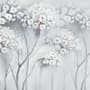 Watercolor Painting White Flowers Wallpaper Mural