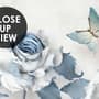 Soft Blue Floral Wallpaper Mural