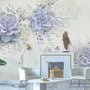 Elegant Petal Floral Wallpaper Mural