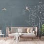 Watercolor Dark Forest Wallpaper Mural
