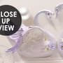 3D Embossed Look Tulip Floral with Swan Wallpaper Mural
