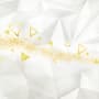 Geometric Yellow Trigon Pattern Wallpaper Mural