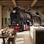 Papier peint panoramique Train Wagon Railway Vintage
