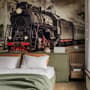 Papier peint panoramique Train Wagon Railway Vintage
