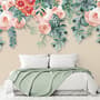 Watercolor Floral Wallpaper Mural