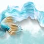 Abstrakte Guppy Fisch Fototapete