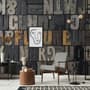 Future Typography Wallpaper Mural