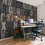 Future Typography Wallpaper Mural