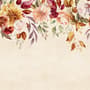 Vintage Pink Floral Fototapete