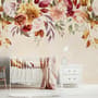 Vintage Pink Floral Fototapete