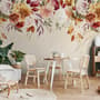 Vintage Pink Floral Fototapete