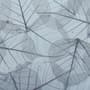 Monochrome Leaf Pattern Wallpaper Mural