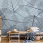 Monochrome Leaf Pattern Wallpaper Mural
