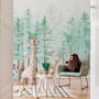 Pappelbaum Vintage Wald Fototapete