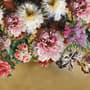Retro Colorful Flowers Wallpaper Mural