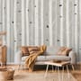 White Tree Branches Wallpaper Mural