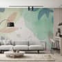 Watercolor Abstract Flowers Wallpaper Mural
