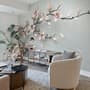 3D Look Pink Magnolia Blossom Wallpaper Mural