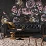 Dark Rose Floral Bouqet Wallpaper Mural