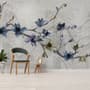 Retro Magnolia Blossom Wallpaper Mural