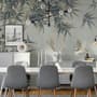 Retro Trees and Birds Wallpaper Mural