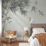 Retro Trees and Birds Wallpaper Mural