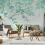 Plum Blossom with Leaves Wallpaper Mural