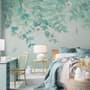 Plum Blossom with Leaves Wallpaper Mural