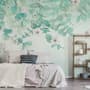Plum Blossom with Leaves Wallpaper Mural
