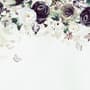 Papier peint panoramique art floral sombre
